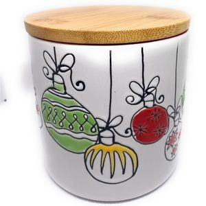 Spectrum designz holiday ornaments food canister